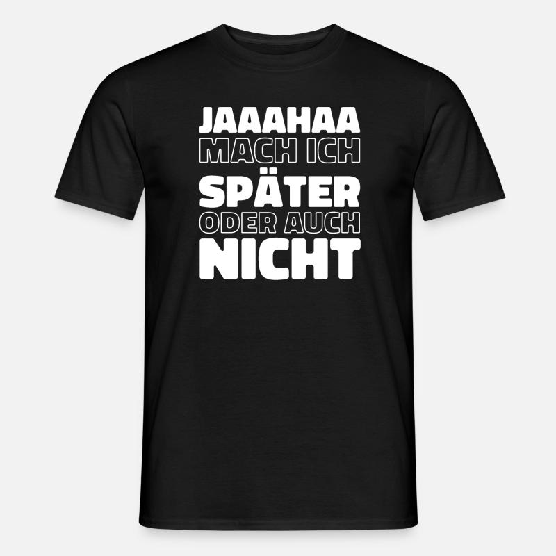 Schwarzer Humor - Männer T-Shirt - Schwarz