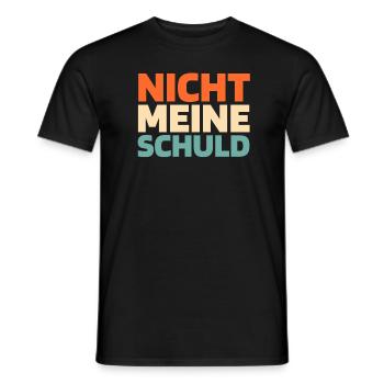 L’humour noir n’est pas de ma faute - T-shirt homme - noir - Devant - AI Model Male 178 light (178cm)