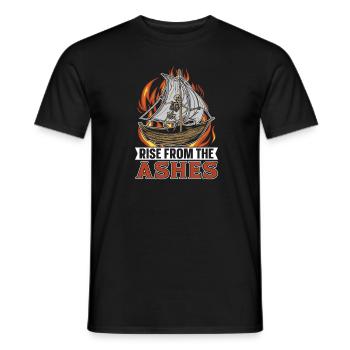 Sailing Sailor Sailboat - Men's T-Shirt - black - Front - AI Model Male 178 light (178cm)