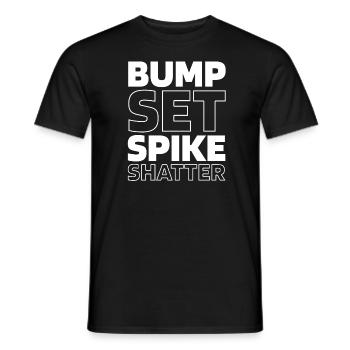 Volleyball Volleyballer - Männer T-Shirt - Schwarz - Vorne - AI Model Male 178 light (178cm)