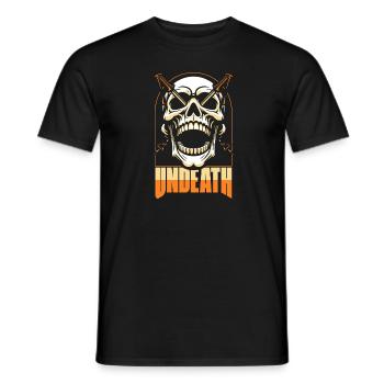 Randonnée Wanderer Skull Undeath - T-shirt homme - noir - Devant - AI Model Male 178 light (178cm)