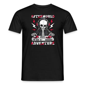 Ingénieur du son Ingénieur du son Skeleton - T-shirt homme - noir - Devant - AI Model Male 178 light (178cm)