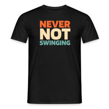 Kettlebell - Men's T-Shirt - black - Front - AI Model Male 178 light (178cm)