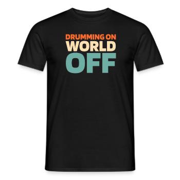 Batterie Batteurs Batteurs - T-shirt homme - noir - Devant - AI Model Male 178 light (178cm)