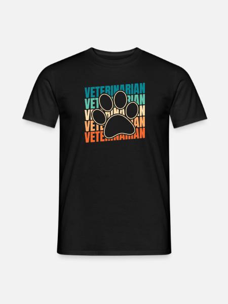 Veterinarian Veterinarian - Men's T-Shirt - black