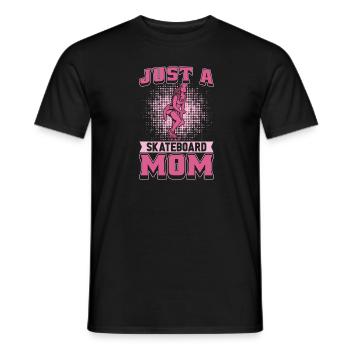Skateur de skateboard Juste une maman de skateboard - T-shirt homme - noir - Devant - AI Model Male 178 light (178cm)