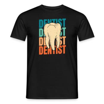 Zahnarzt Dentist - Männer T-Shirt - Schwarz - Vorne - AI Model Male 178 light (178cm)