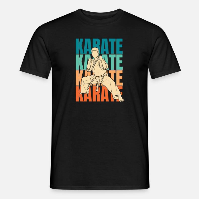 Karate - Männer T-Shirt - Schwarz