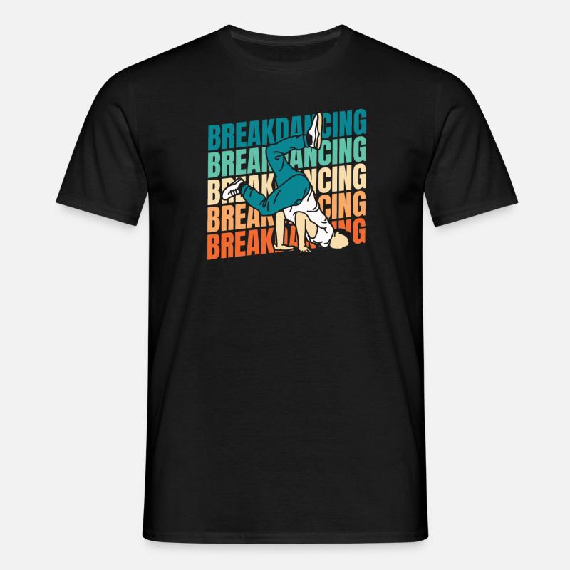 Breakdance Breakdancer Breakdancing - T-shirt Homme - noir