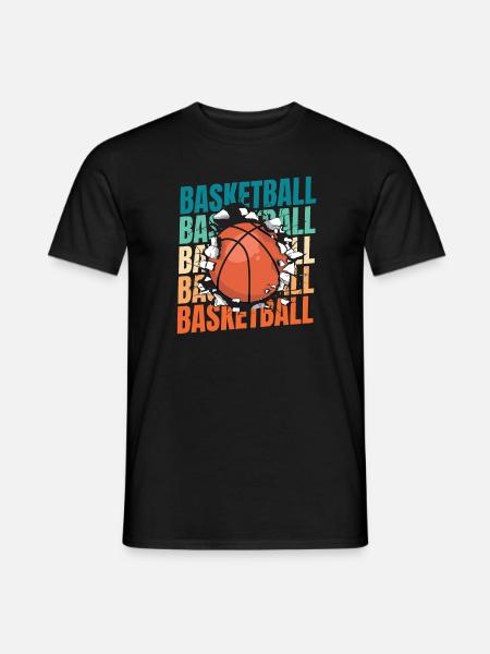 Basketball Basketballer - Männer T-Shirt - Schwarz