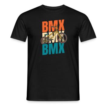 Bmx Bmx Biker - Männer T-Shirt - Schwarz - Vorne - AI Model Male 178 light (178cm)
