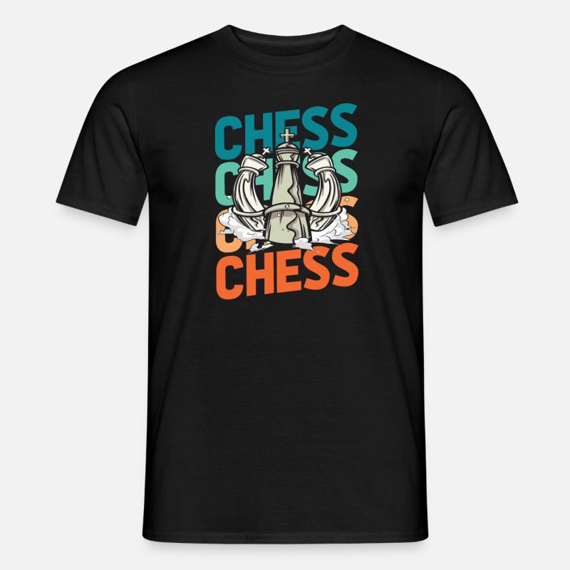 Schach - Männer T-Shirt - Schwarz