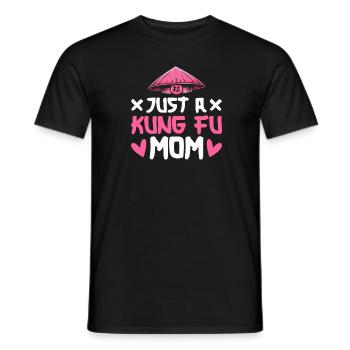 Kung Fu Mutter Juste une maman de Kung Fu - T-shirt homme - noir - Devant - AI Model Male 178 light (178cm)