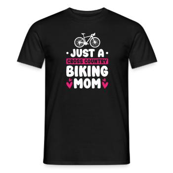 Cross Country Mountain Bike Mtb Nut - Men's T-Shirt - black - Front - AI Model Male 178 light (178cm)