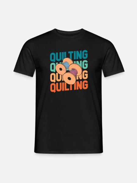 Quilting - Men's T-Shirt - black