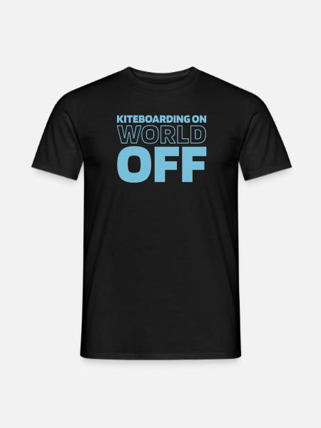 Kitesurfer Kitesurfing Kiting Kitesurfing - Men's T-Shirt - black
