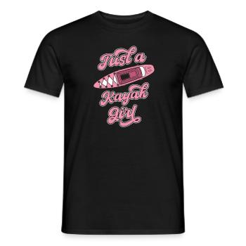 Kayakiste juste une fille de kayak - T-shirt homme - noir - Devant - AI Model Male 178 light (178cm)