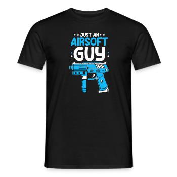 L’airsoft, juste un gars d’airsoft - T-shirt homme - noir - Devant - AI Model Male 178 light (178cm)