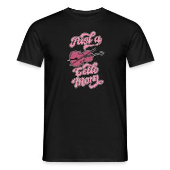 Violoncelle Violoncelliste Just A Cello Mom - T-shirt homme - noir - Devant - AI Model Male 178 light (178cm)
