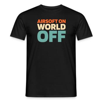 Airsoft Airsoft sur World Off - T-shirt homme - noir - Devant - AI Model Male 178 light (178cm)