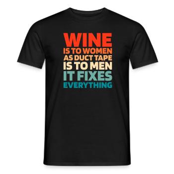 Schwarzer Humor Funny Quote Saying - Männer T-Shirt - Schwarz - Vorne - AI Model Male 178 light (178cm)