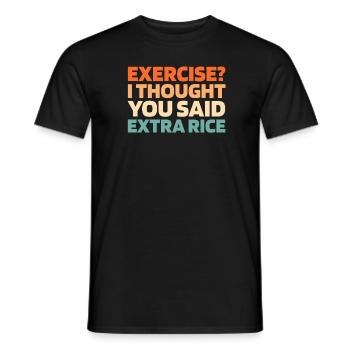 Schwarzer Humor Funny Quote Saying - Männer T-Shirt - Schwarz - Vorne - AI Model Male 178 light (178cm)
