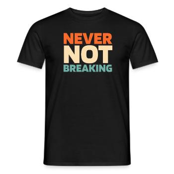 Breakdance Breakdancer Breakdancing - Men's T-Shirt - black - Front - AI Model Male 178 light (178cm)