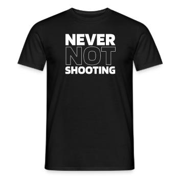 L’airsoft - T-shirt homme - noir - Devant - AI Model Male 178 light (178cm)