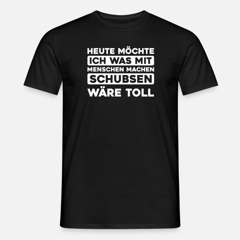 Schwarzer Humor - Männer T-Shirt - Schwarz
