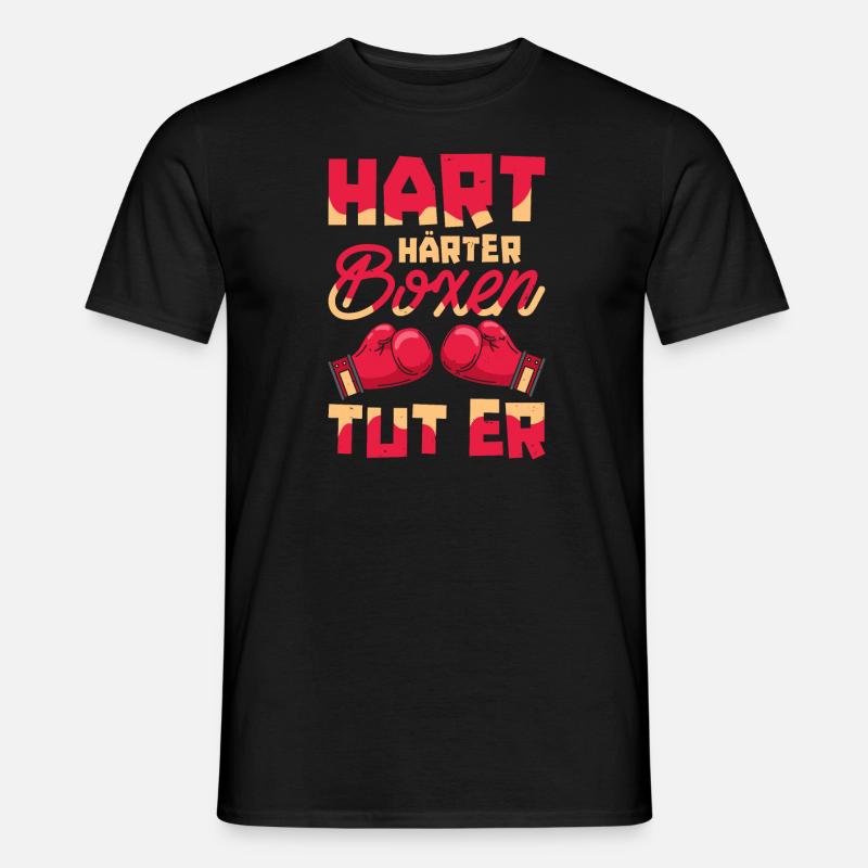 Boxen Boxer - Männer T-Shirt - Schwarz