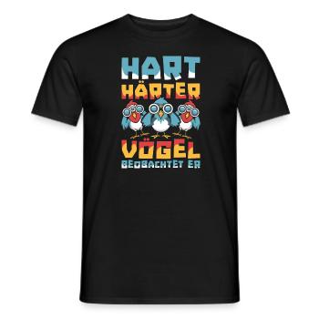 Ornithologues amateurs - T-shirt homme - noir - Devant - AI Model Male 178 light (178cm)