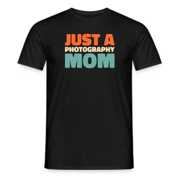 Photographer Photography Camera - Men's T-Shirt - black - Front - AI Model Male 178 light (178cm)