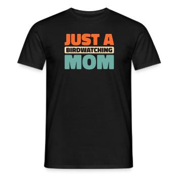 Birdwatcher Juste une maman ornithologue - T-shirt homme - noir - Devant - AI Model Male 178 light (178cm)