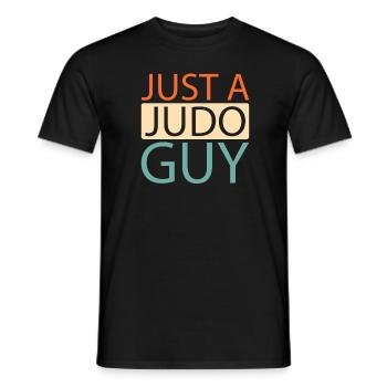 Le judoka n’est qu’un gars de judo - T-shirt homme - noir - Devant - AI Model Male 178 light (178cm)