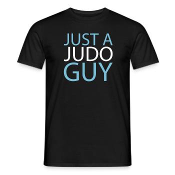 Le judoka n’est qu’un gars de judo - T-shirt homme - noir - Devant - AI Model Male 178 light (178cm)