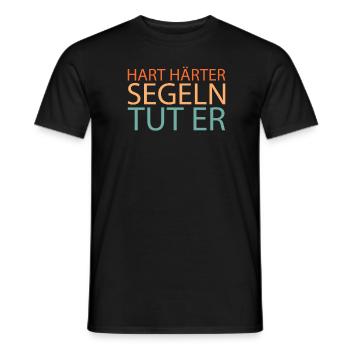 Segeln Segler Segelboot - Männer T-Shirt - Schwarz - Vorne - AI Model Male 178 light (178cm)