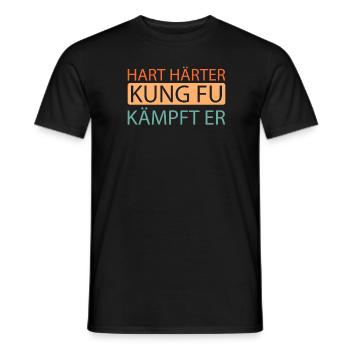 Kung-fu - T-shirt homme - noir - Devant - AI Model Male 178 light (178cm)