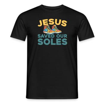 Baskets Christian - T-shirt homme - noir - Devant - AI Model Male 178 light (178cm)