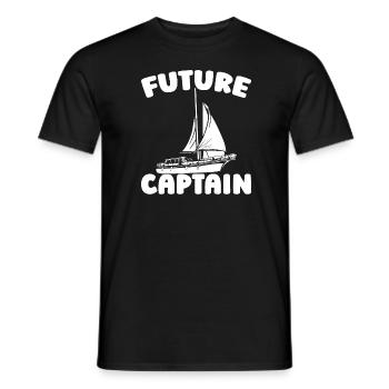 Voilier Voilier Futur Capitaine - T-shirt homme - noir - Devant - AI Model Male 178 light (178cm)
