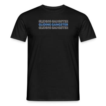 Paramotor Gleitschirmfliegen - Männer T-Shirt - Schwarz - Vorne - AI Model Male 178 light (178cm)