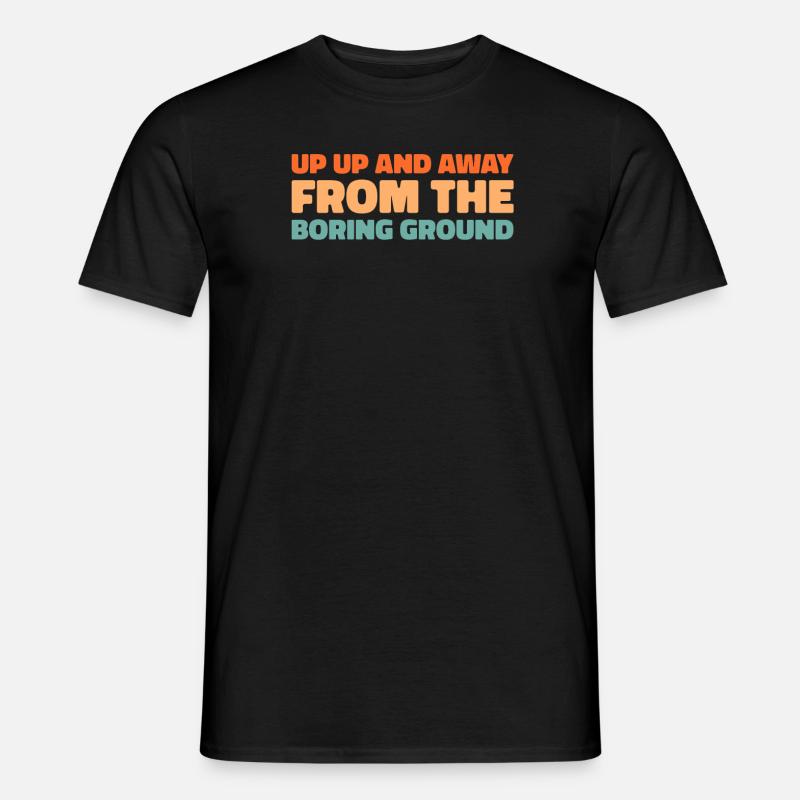 Paramotor paragliding - Men's T-Shirt - black