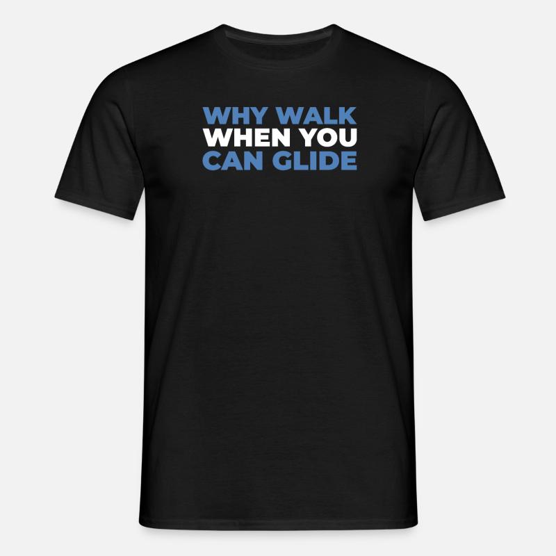Paramotor paragliding - Men's T-Shirt - black