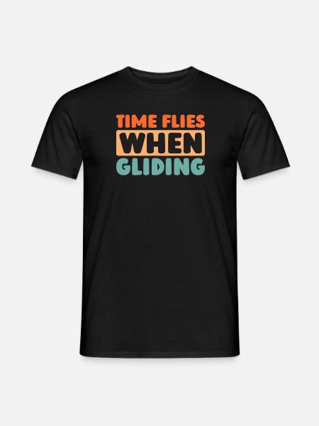 Paramotor paragliding - Men's T-Shirt - black