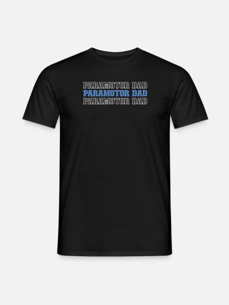 Paramotor paragliding - Men's T-Shirt - black