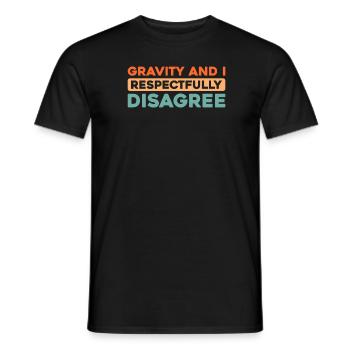 Paramotor Gleitschirmfliegen - Männer T-Shirt - Schwarz - Vorne - AI Model Male 178 light (178cm)