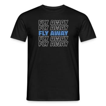 Paramoteur parapente - T-shirt homme - noir - Devant - AI Model Male 178 light (178cm)