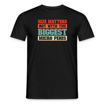 Black Humor Funny - Men's T-Shirt - black - Front - AI Model Male 178 light (178cm)