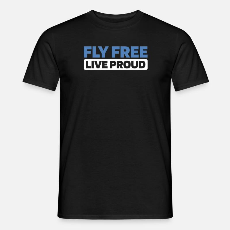 Paramotor paragliding - Men's T-Shirt - black