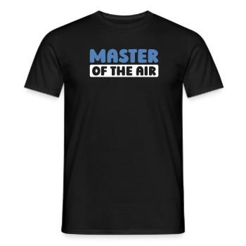 Paramotor Gleitschirmfliegen - Männer T-Shirt - Schwarz - Vorne - AI Model Male 178 light (178cm)