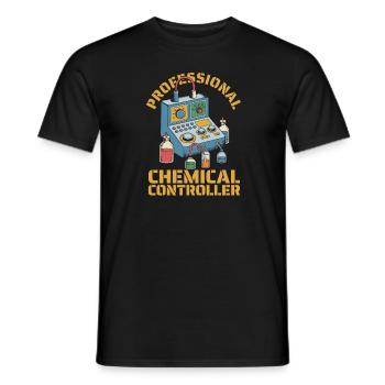 Chemical Operators - Men's T-Shirt - black - Front - AI Model Male 178 light (178cm)